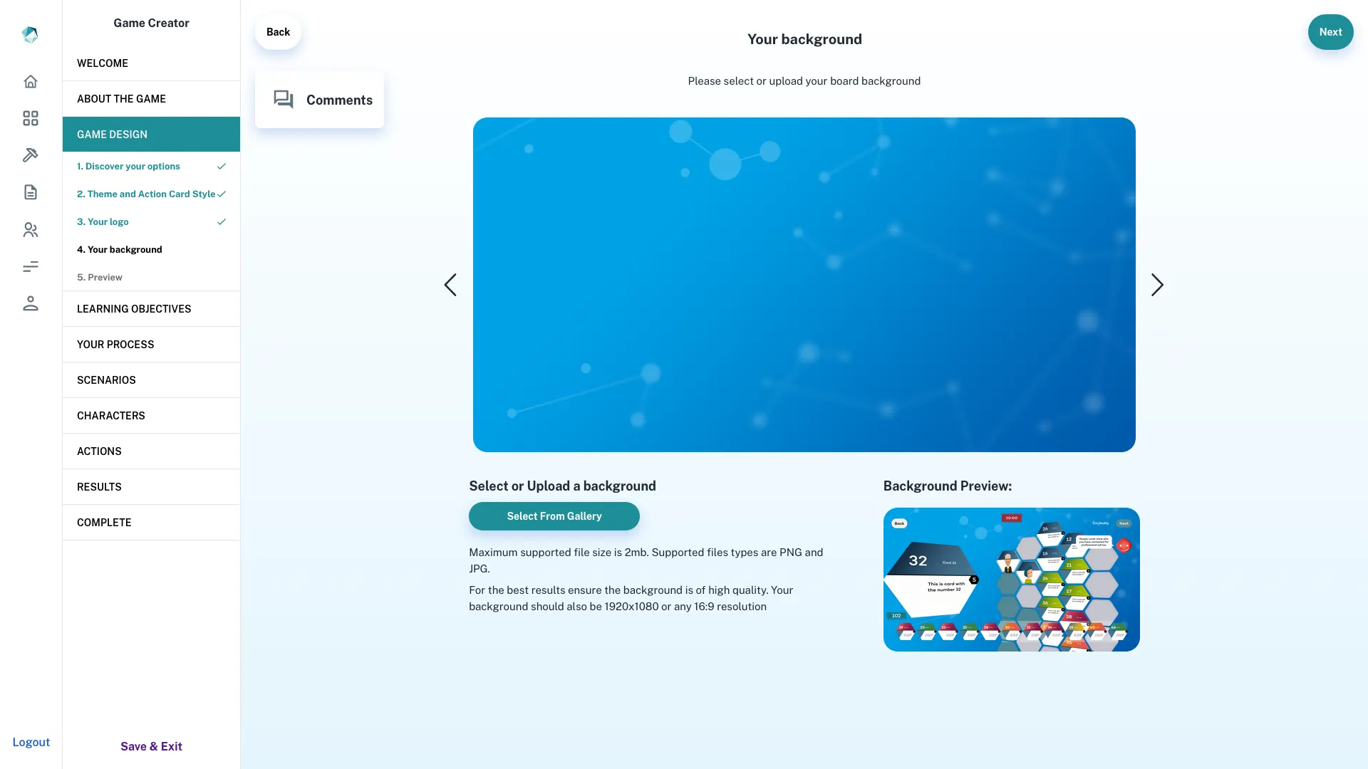 3. Game Creator Tool